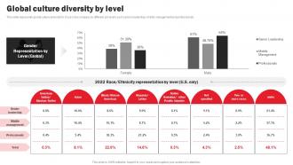 Coca Cola Company Profile Global Culture Diversity By Level CP SS