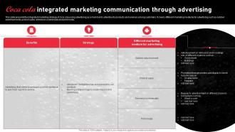 Coca Cola Integrated Marketing Communication Through Advertising