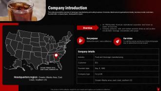 Coca Cola Investor Funding Elevator Pitch Deck Ppt Template Adaptable Customizable