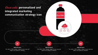 Coca Cola Personalized And Integrated Marketing Communication Strategy Icon