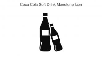 Coca Cola Soft Drink Monotone Icon In Powerpoint Pptx Png And Editable Eps Format