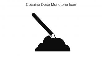 Cocaine Dose Monotone Icon In Powerpoint Pptx Png And Editable Eps Format