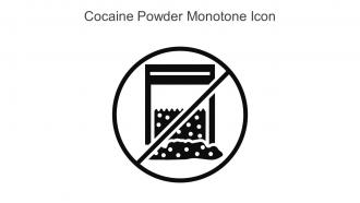 Cocaine Powder Monotone Icon In Powerpoint Pptx Png And Editable Eps Format