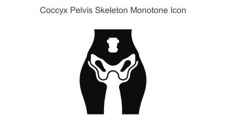 Coccyx Pelvis Skeleton Monotone Icon In Powerpoint Pptx Png And Editable Eps Format
