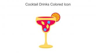 Cocktail Drinks Colored Icon In Powerpoint Pptx Png And Editable Eps Format