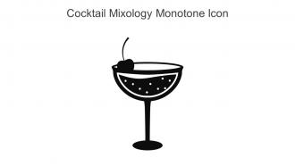 Cocktail Mixology Monotone Icon In Powerpoint Pptx Png And Editable Eps Format