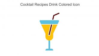 Cocktail Recipes Drink Colored Icon In Powerpoint Pptx Png And Editable Eps Format