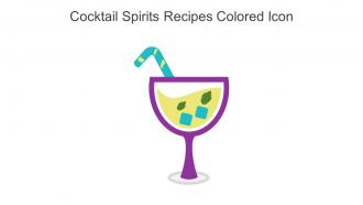 Cocktail Spirits Recipes Colored Icon In Powerpoint Pptx Png And Editable Eps Format