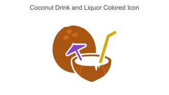 Coconut Drink And Liquor Colored Icon In Powerpoint Pptx Png And Editable Eps Format