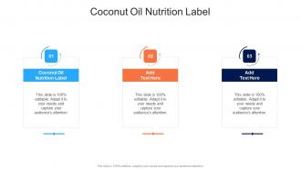 Coconut Oil Nutrition Label In Powerpoint And Google Slides Cpb