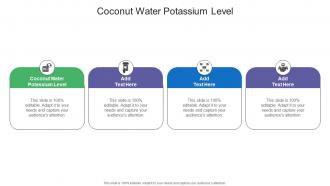 Coconut Water Potassium Level In Powerpoint And Google Slides Cpb