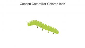 Cocoon Caterpillar Colored Icon In Powerpoint Pptx Png And Editable Eps Format