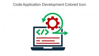 Code Application Development Colored Icon In Powerpoint Pptx Png And Editable Eps Format