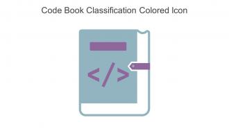 Code Book Classification Colored Icon In Powerpoint Pptx Png And Editable Eps Format