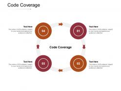 Code coverage ppt powerpoint presentation pictures introduction cpb