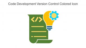Code Development Version Control Colored Icon In Powerpoint Pptx Png And Editable Eps Format