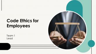 Code Ethics For Employees PPT Outline AT