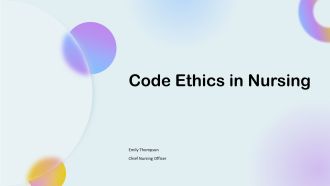 Code Ethics In Nursing PPT Mockup VA