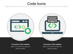 Code icons