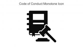 Code Of Conduct Monotone Icon In Powerpoint Pptx Png And Editable Eps Format