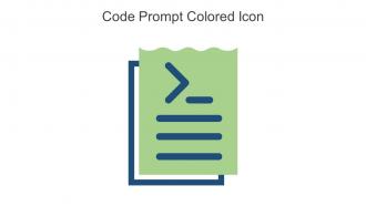 Code Prompt Colored Icon In Powerpoint Pptx Png And Editable Eps Format