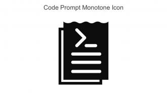 Code Prompt Monotone Icon In Powerpoint Pptx Png And Editable Eps Format