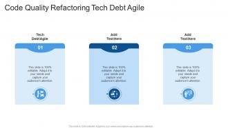 Code Quality Refactoring Tech Debt Agile In Powerpoint And Google Slides Cpb