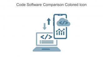 Code Software Comparison Colored Icon In Powerpoint Pptx Png And ...