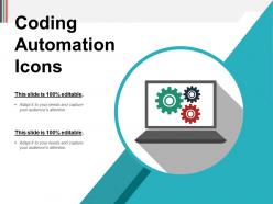 Coding automation icons powerpoint show