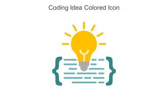 Coding Idea Colored Icon In Powerpoint Pptx Png And Editable Eps Format