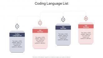 Coding Language List In Powerpoint And Google Slides Cpb