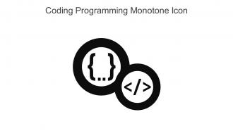 Coding Programming Monotone Icon In Powerpoint Pptx Png And Editable Eps Format