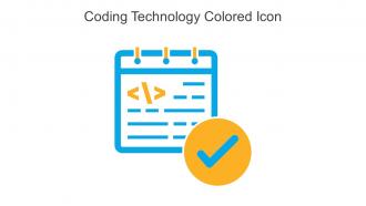 Coding Technology Colored Icon In Powerpoint Pptx Png And Editable Eps Format