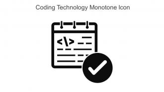 Coding Technology Monotone Icon In Powerpoint Pptx Png And Editable Eps Format