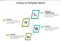 Coding vs template strand ppt powerpoint presentation professional grid cpb