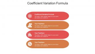 Coefficient variation formula ppt powerpoint presentation layouts graphic tips cpb