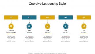 Coercive Leadership Style In Powerpoint And Google Slides Cpb