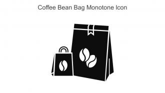Coffee Bean Bag Monotone Icon In Powerpoint Pptx Png And Editable Eps Format