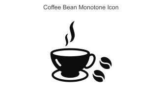 Coffee Bean Monotone Icon In Powerpoint Pptx Png And Editable Eps Format