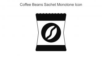Coffee Beans Sachet Monotone Icon In Powerpoint Pptx Png And Editable Eps Format