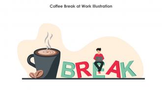Coffee Break At Work Illustration