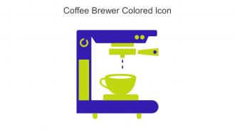 Coffee Brewer Colored Icon In Powerpoint Pptx Png And Editable Eps Format