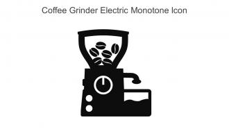Coffee Grinder Electric Monotone Icon In Powerpoint Pptx Png And Editable Eps Format