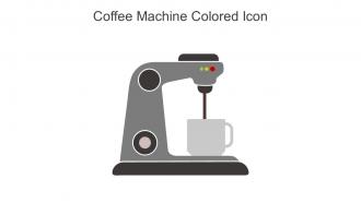 Coffee Machine Colored Icon In Powerpoint Pptx Png And Editable Eps Format