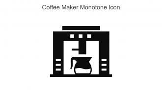 Coffee Maker Monotone Icon In Powerpoint Pptx Png And Editable Eps Format