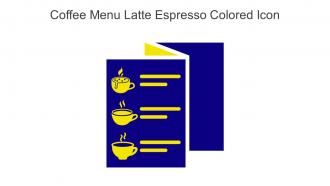 Coffee Menu Latte Espresso Colored Icon In Powerpoint Pptx Png And Editable Eps Format