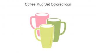 Coffee Mug Set Colored Icon In Powerpoint Pptx Png And Editable Eps Format