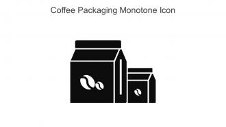 Coffee Packaging Monotone Icon In Powerpoint Pptx Png And Editable Eps Format