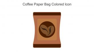 Coffee Paper Bag Colored Icon In Powerpoint Pptx Png And Editable Eps Format