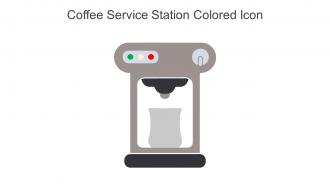 Coffee Service Station Colored Icon In Powerpoint Pptx Png And Editable Eps Format